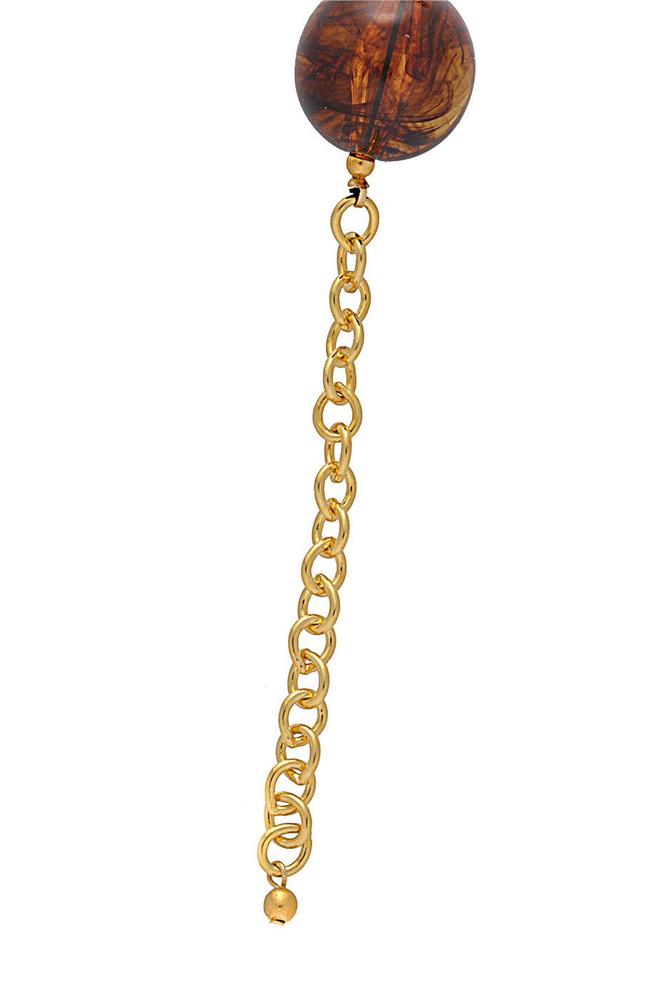 Καφέ Κολιέ Ταρταρούγα - Kenneth Jay Lane | Κοσμήματα