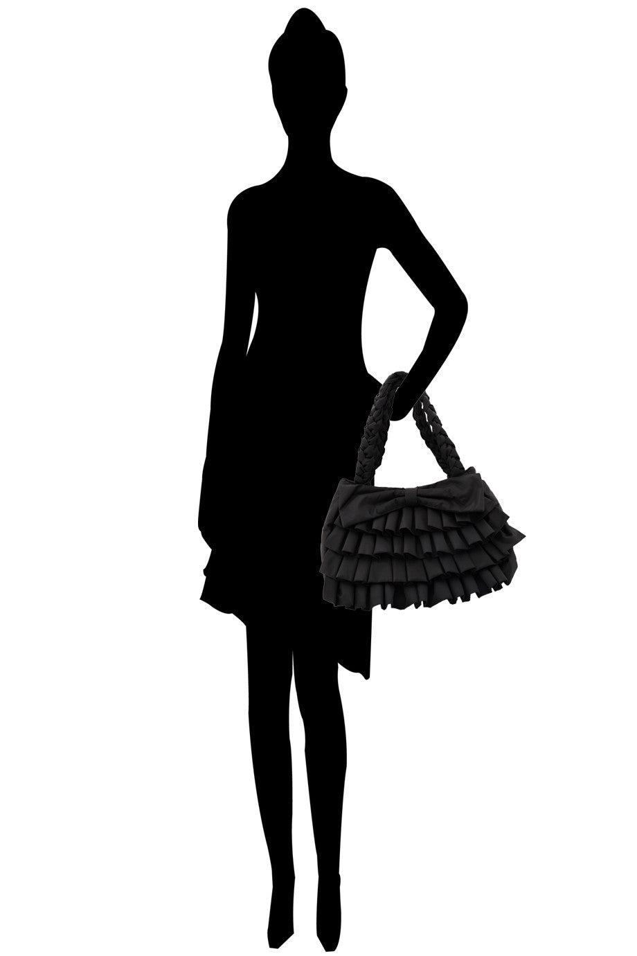 MELODY zwarte schoudertas