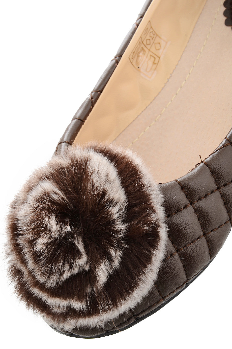 Καφέ Καπιτονέ Μπαλαρίνες | Γυναικεία Παπούτσια