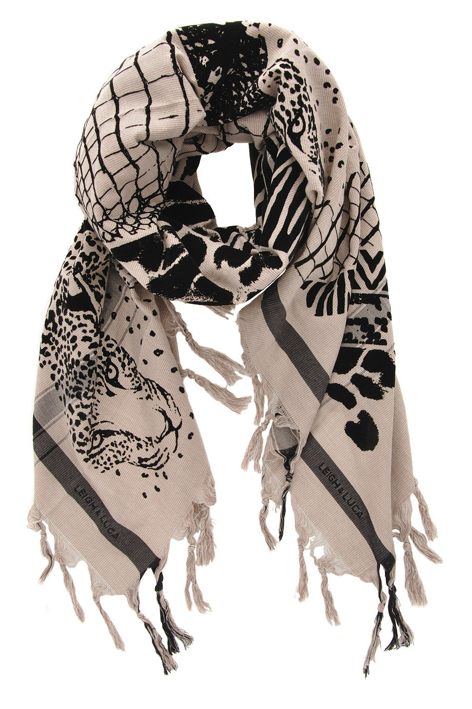 JUNGLE Beige sjaal