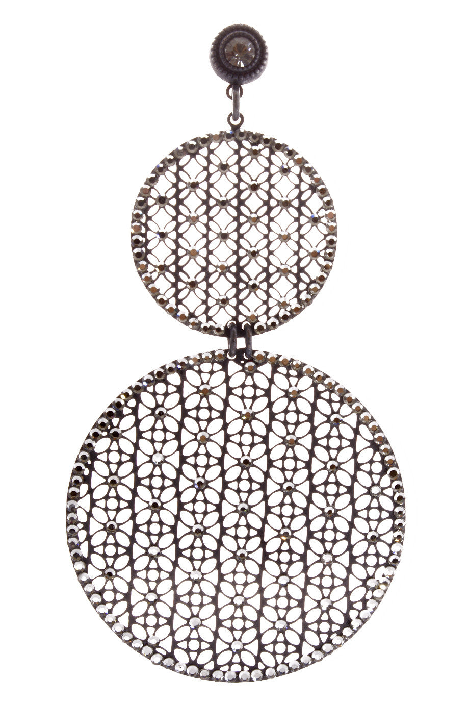 Γκρι Σκουλαρίκια - Lk Designs | Κοσμήματα