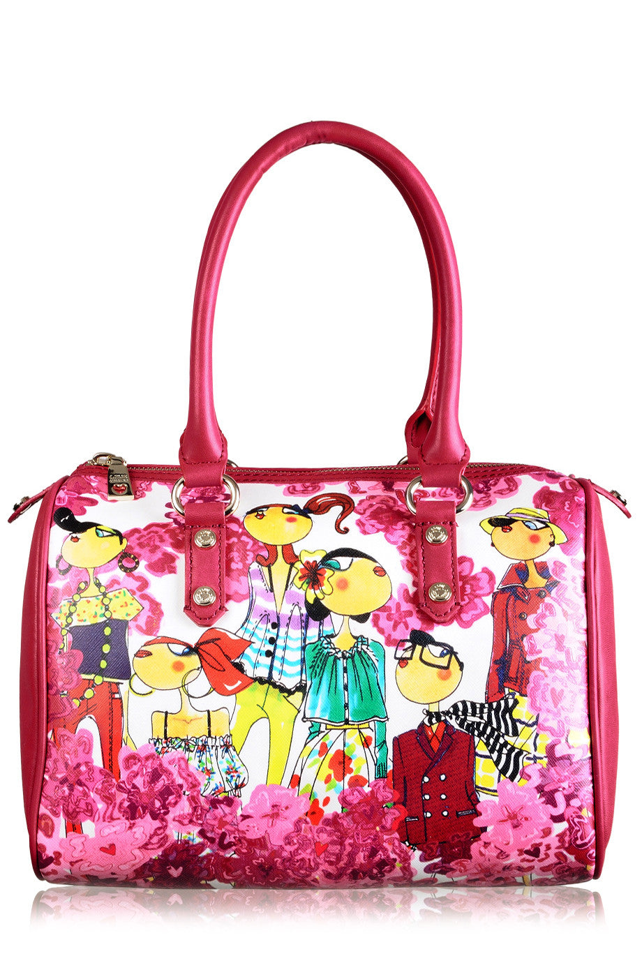 FASHION WORLD Fuchsia Bag