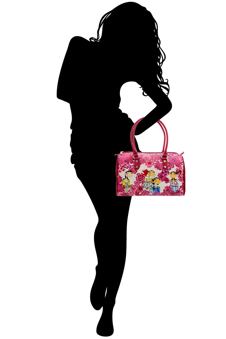 FLORENTINA Grote tas met patroon