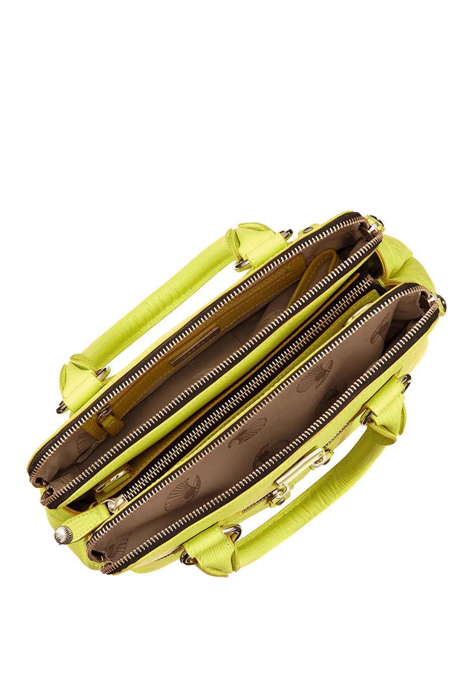 PIPPA Citroen leren crossbodytas