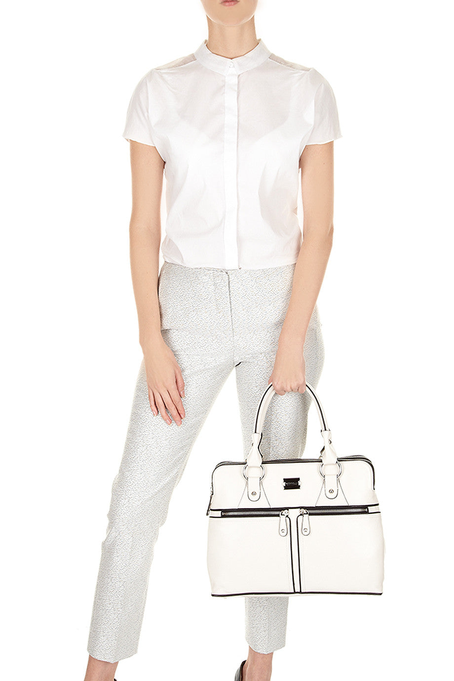 PIPPA witte leren tas