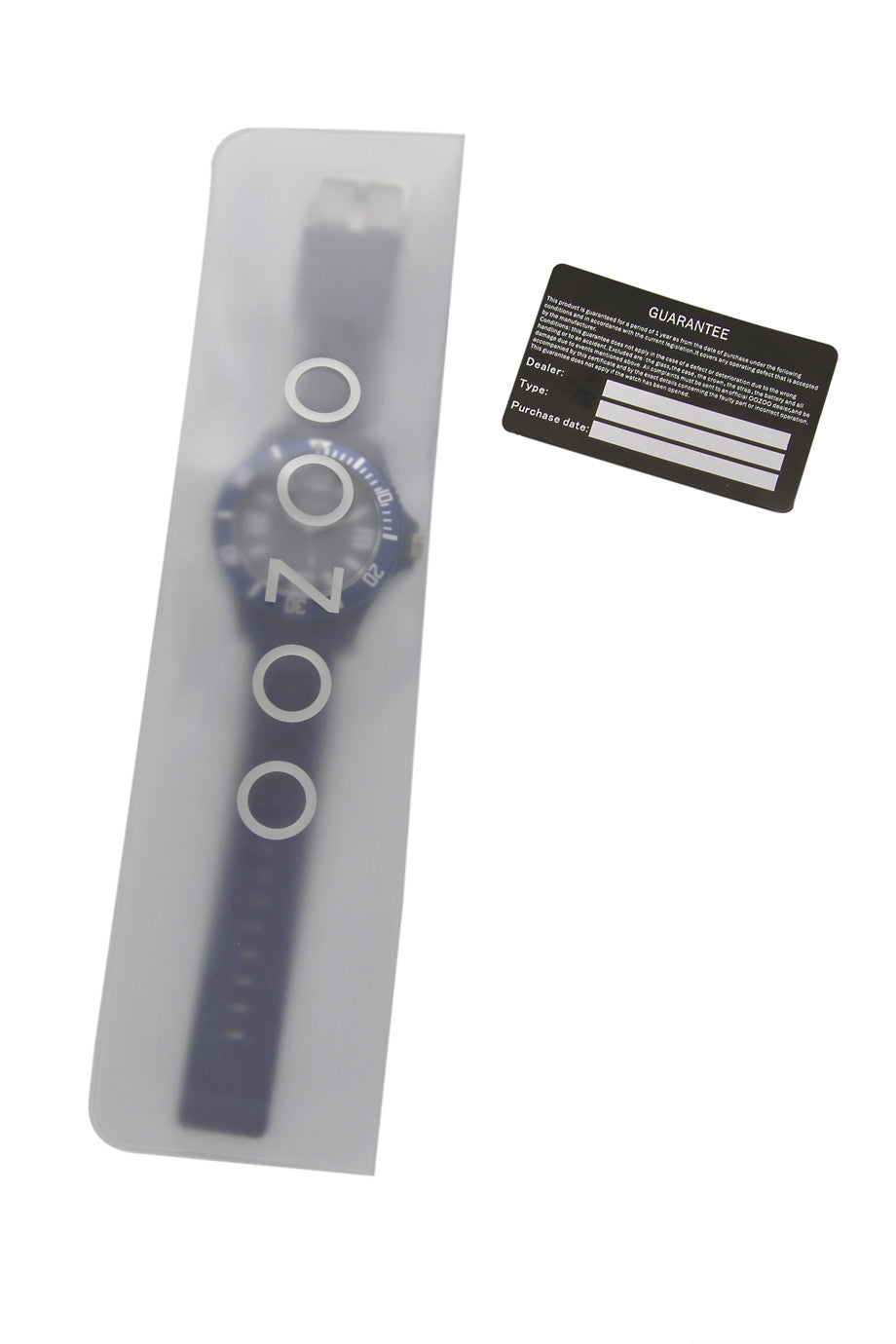 C4168 Donkerblauw horloge