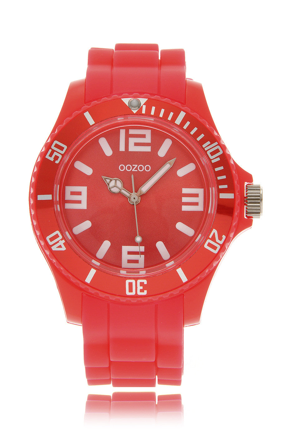 FLUO roze fluorescerend horloge