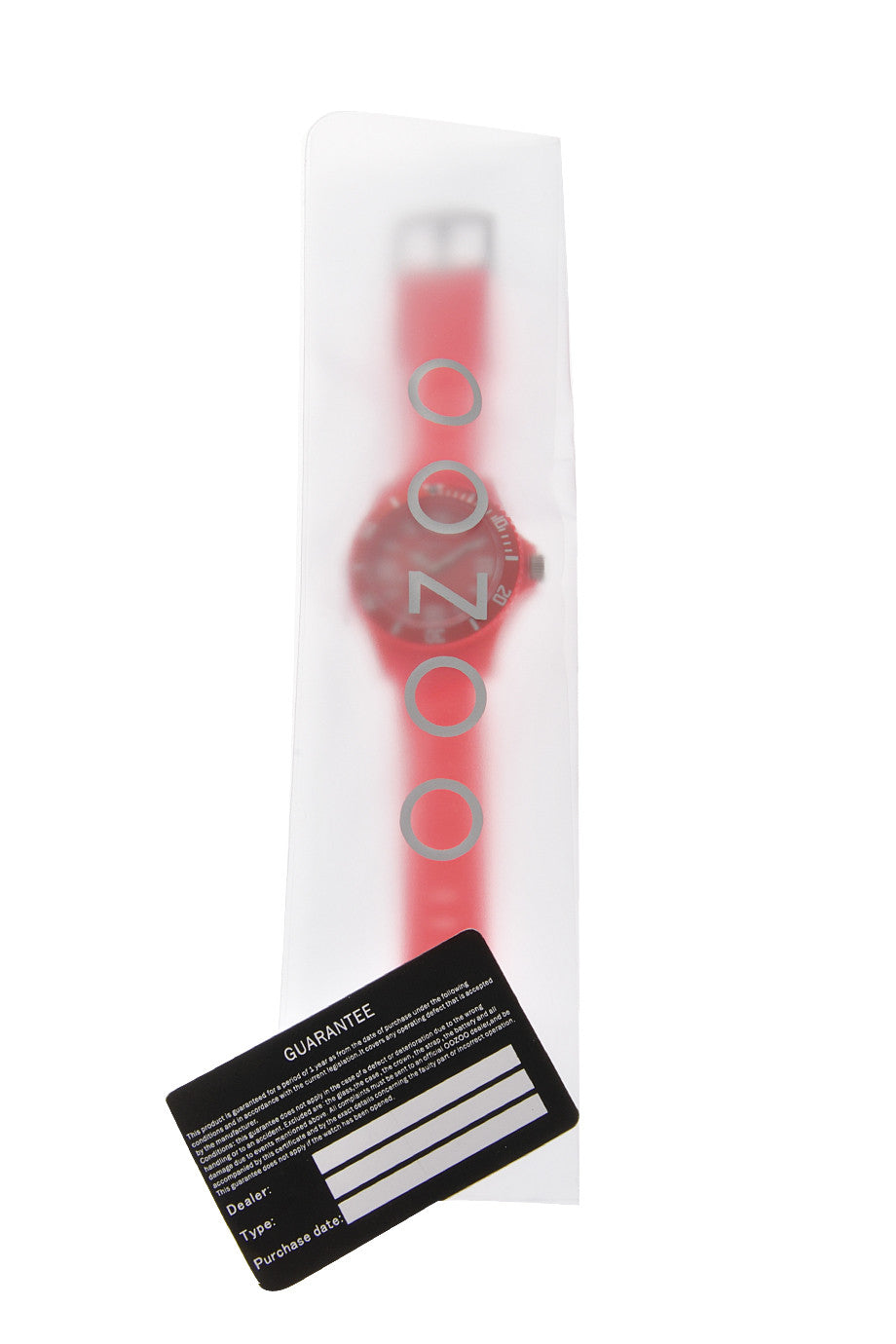FLUO roze fluorescerend horloge