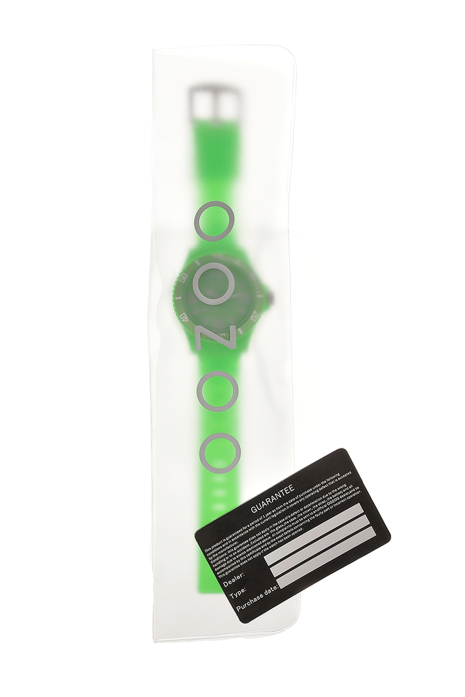 GROEN fosforescerend groen horloge
