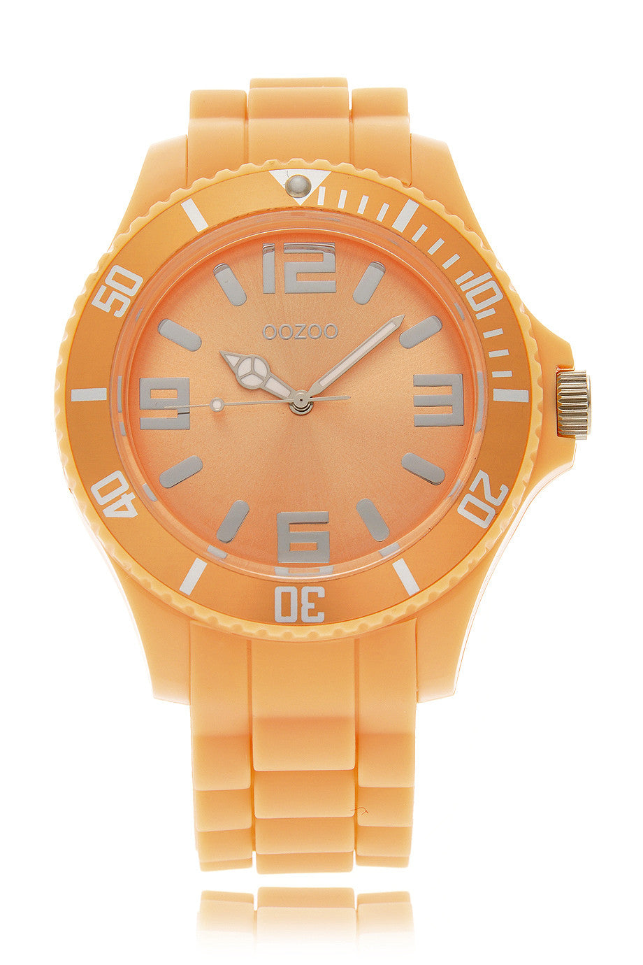 ZACHTE ZALM oranje horloge