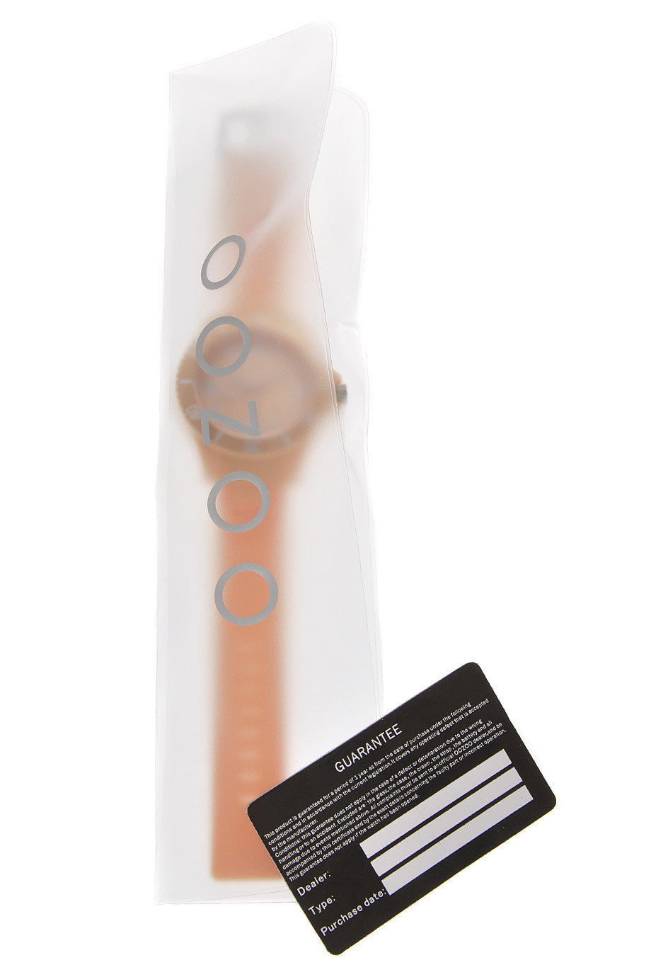 ZACHTE ZALM oranje horloge