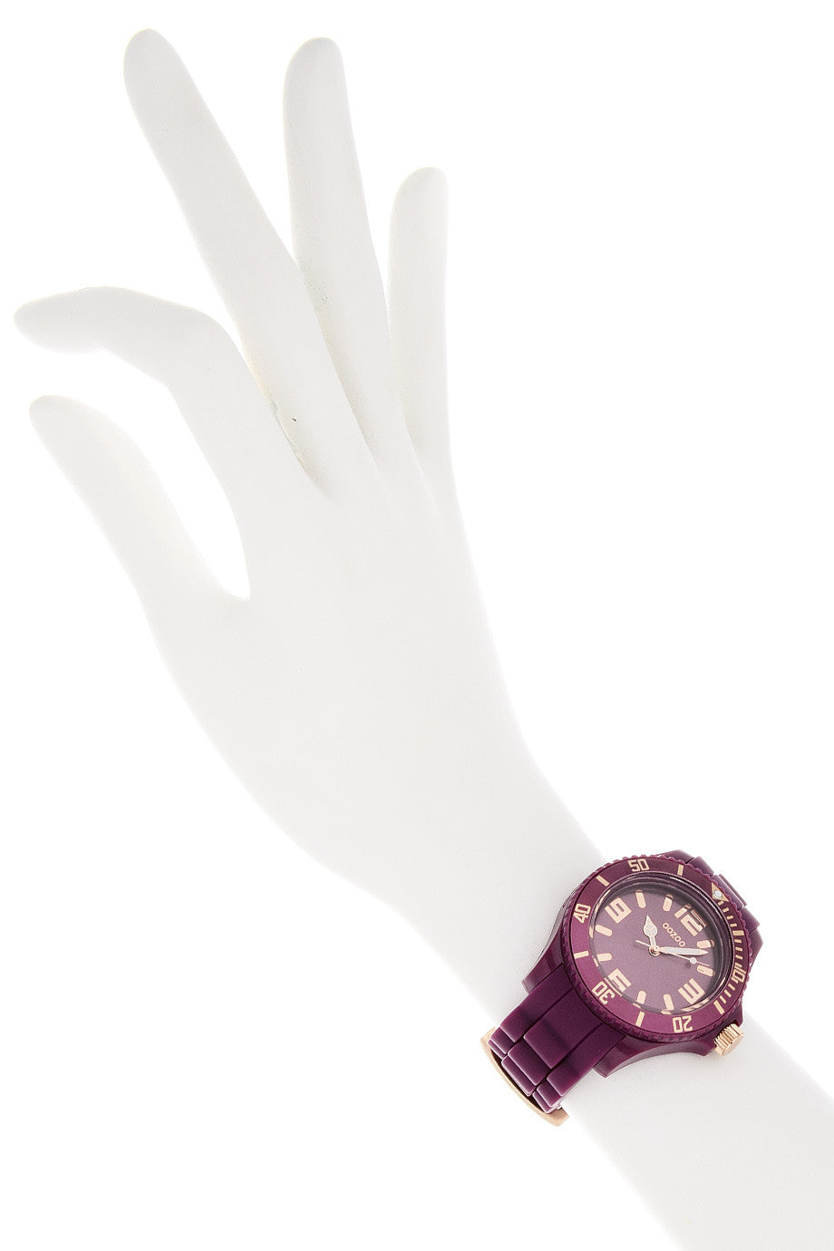 C5045 AUBERGINE Silicone watch