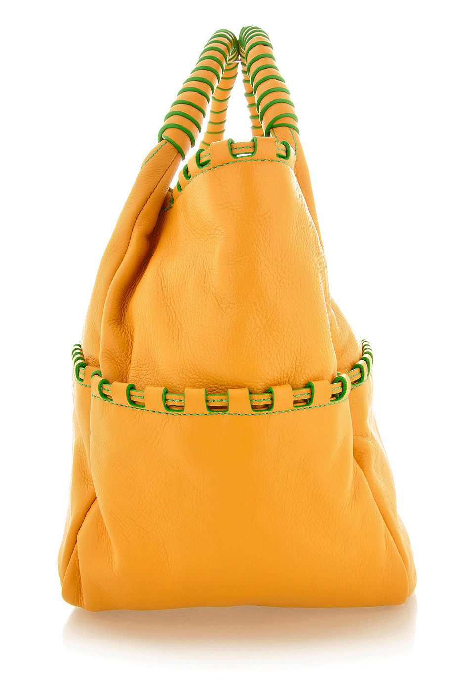 Alston Yellow Leather Bag