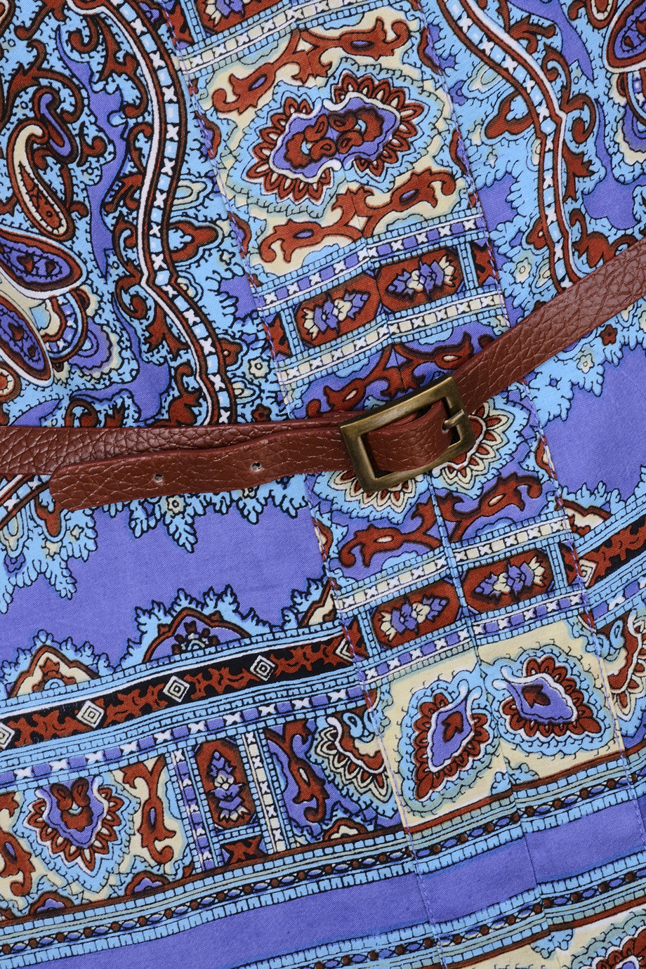 Μπλε Μωβ Φόρεμα με Σχέδια | Φορέματα - Rene Derhy