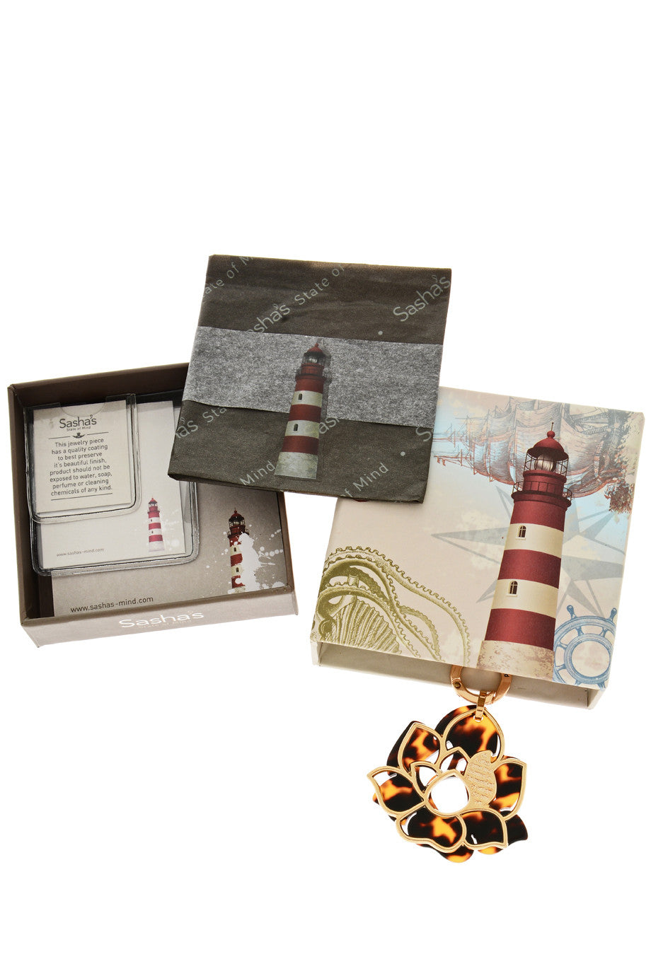 Χρυσό Μενταγιόν από Ταρταρούγα - Sasha's | Κοσμήματα