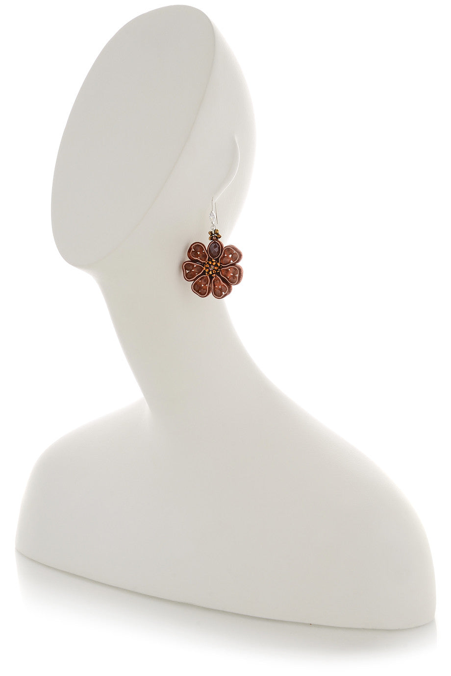 Καφέ Σκουλαρίκια - Vanity Her | Κοσμήματα