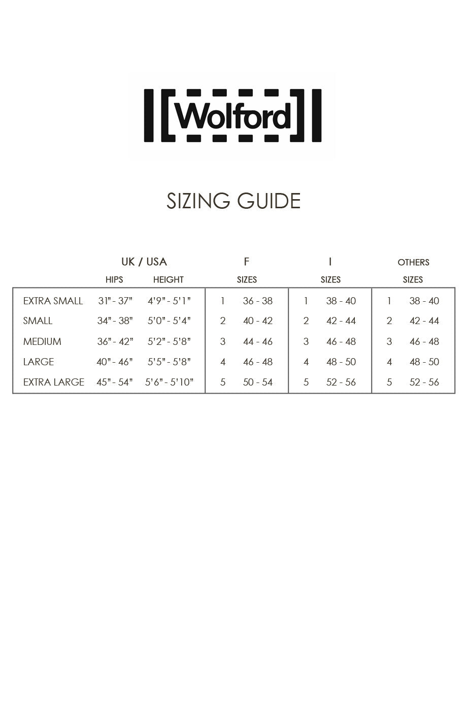 WOLFORD JEAN Μαύρο Καλσόν