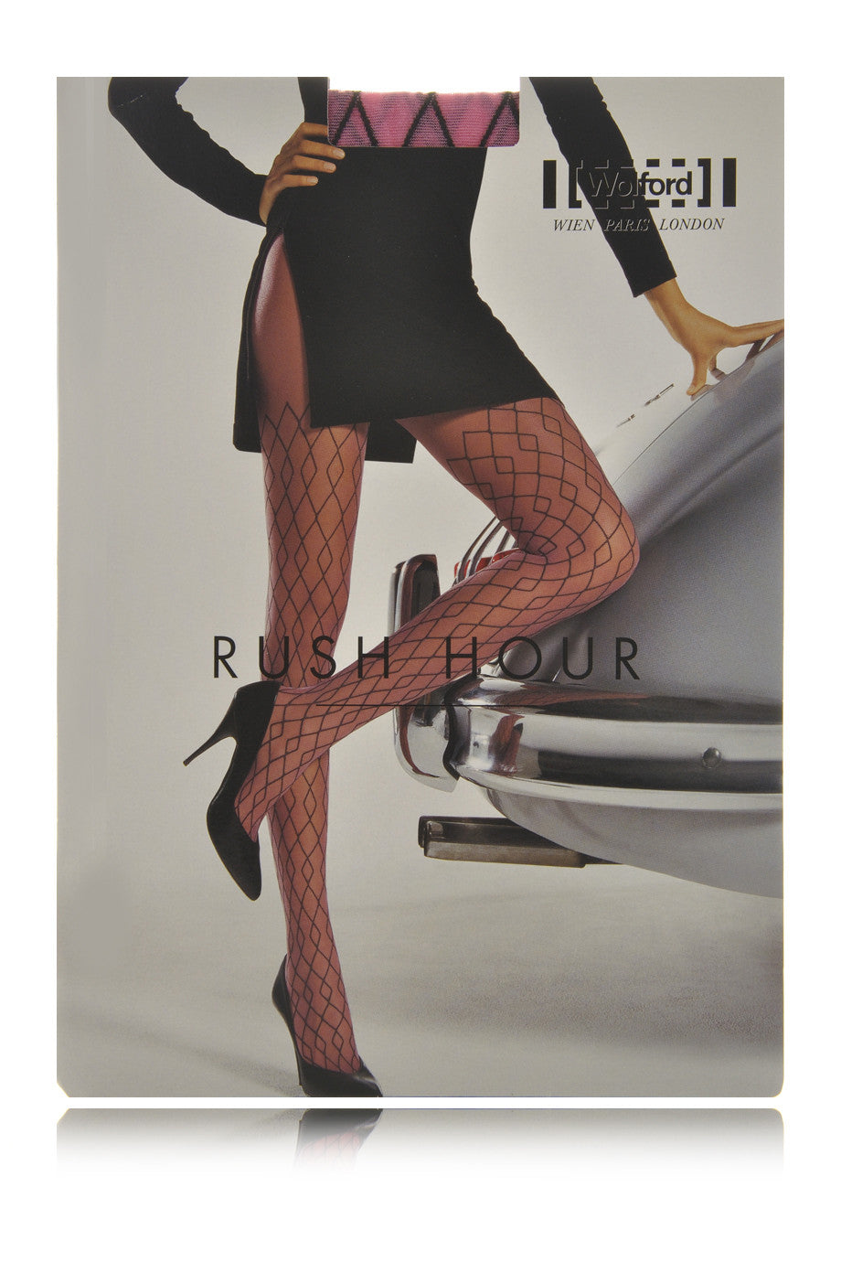 WOLFORD RUSH HOUR Διάφανο Φούξια Καλσόν
