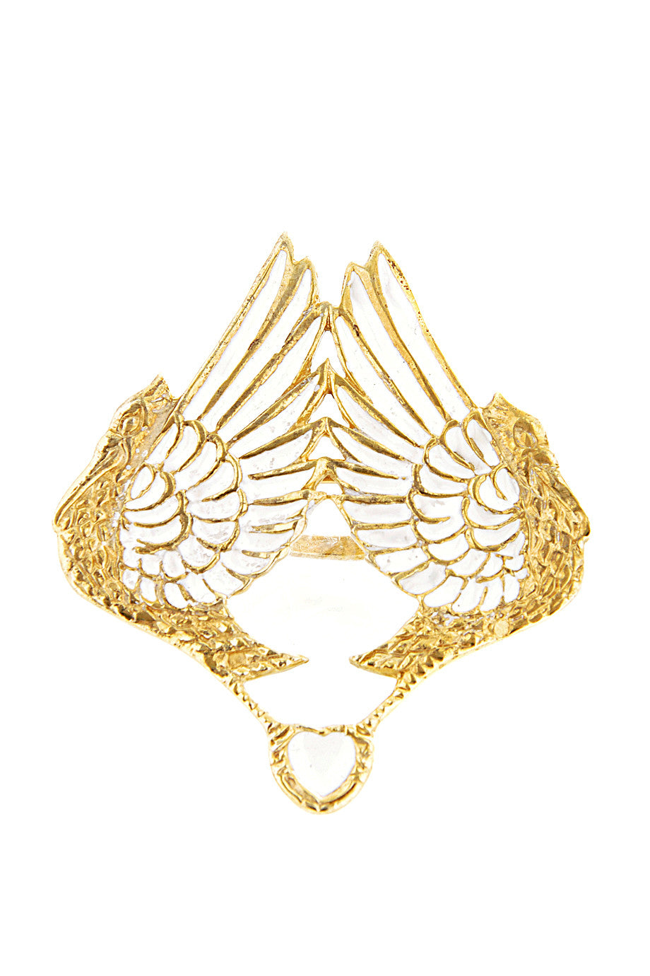Μεγάλο Χρυσό Δαχτυλίδι - Zoe & Morgan | Κοσμήματα