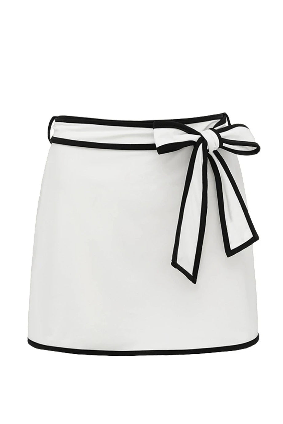 Contris Ολόσωμο Μαγιό με Φιόγκο και Φούστα Παρεό Σετ | Μαγιό - Ολόσωμα - Swimwear One Piece | Contris One-Piece Swimsuit with Bows and Pareo Skirt Set