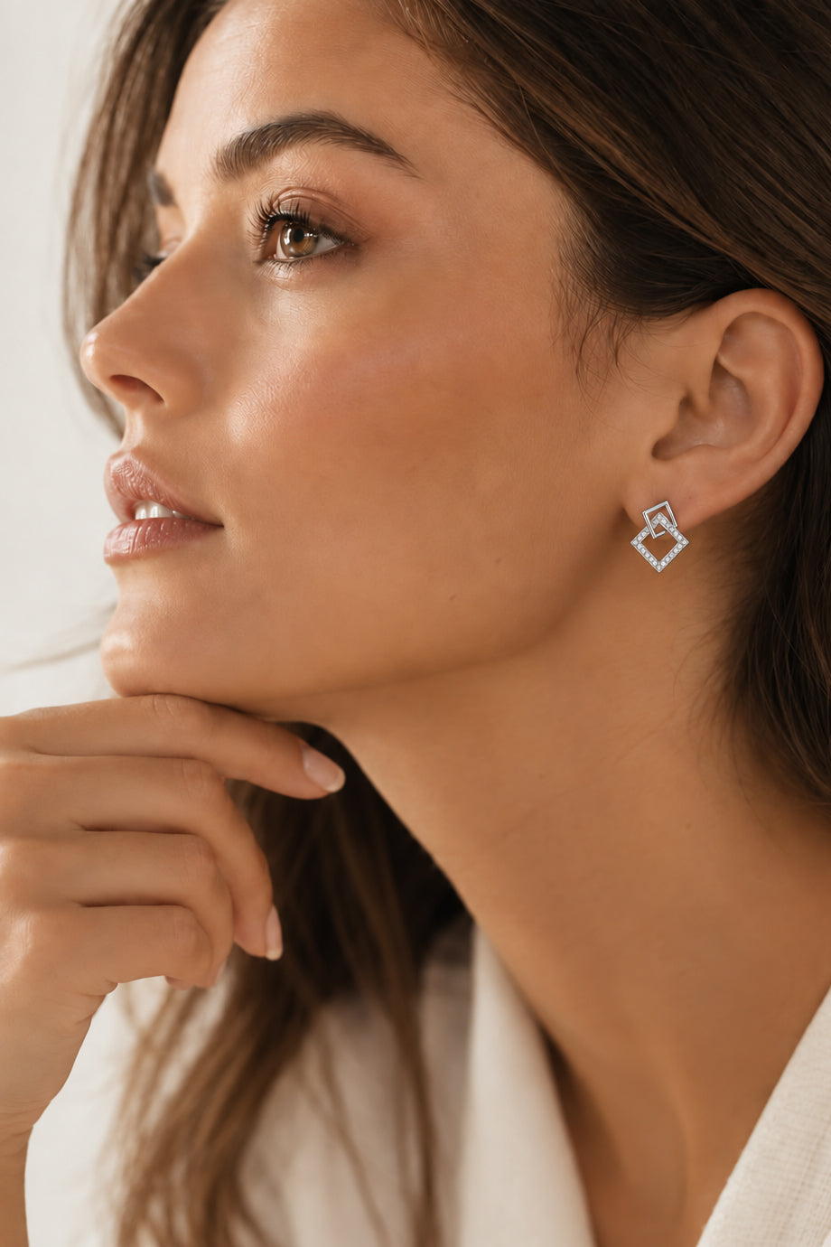 Mara Σκουλαρίκια με Μοϊσανίτες | Σκουλαρίκια - Earrings | Mara Earrings with Moissanites