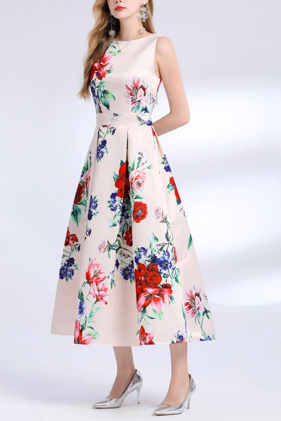 Rosabelle bloemenprintjurk
