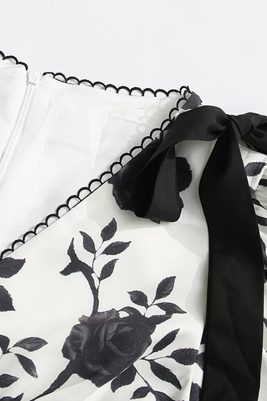 Estrella Μίντι Φόρεμα με Φλοράλ Εμπριμέ | Γυναικεία Φορέματα - Evening dresses | Estrella Floral Midi Dress with Shoulder Bows