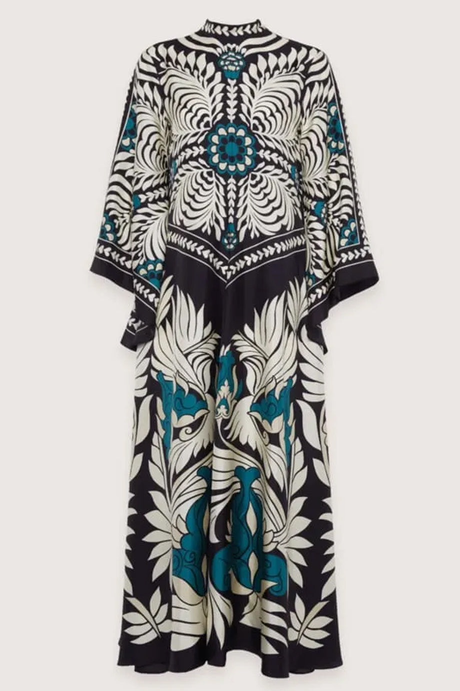 Mixtile Εμπριμέ Μάξι Φόρεμα Καφτάνι | Καφτάνια Κιμονό Ριχτά Φορέματα - Beachwear - Loungewear | Mixtile Maxi Printed Kaftan Dress