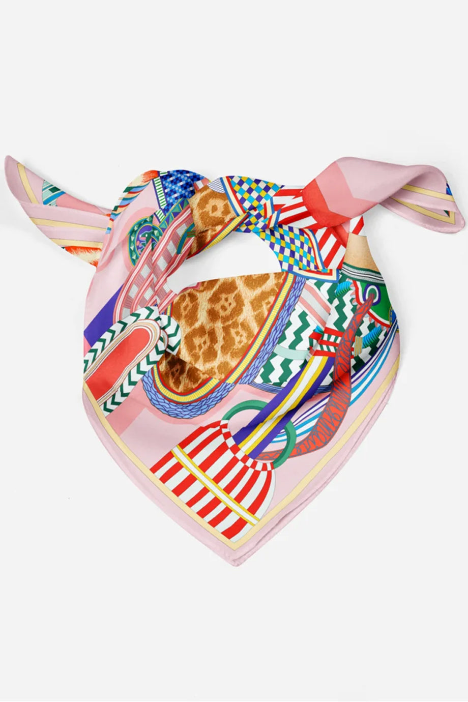 Cartographie Moderne Φουλάρι με Γραφικό Μοτίβο | Φουλάρια Scarves | Cartographie Moderne Multicolor Scarf