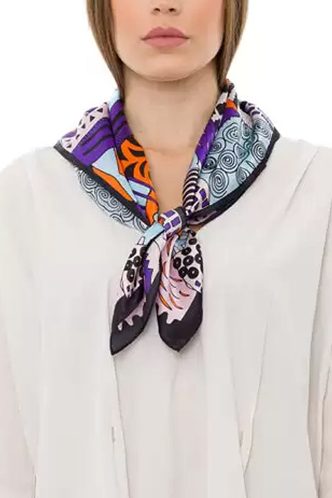 Bloeiende zijden sjaal - Ontwerper Elli Rassia