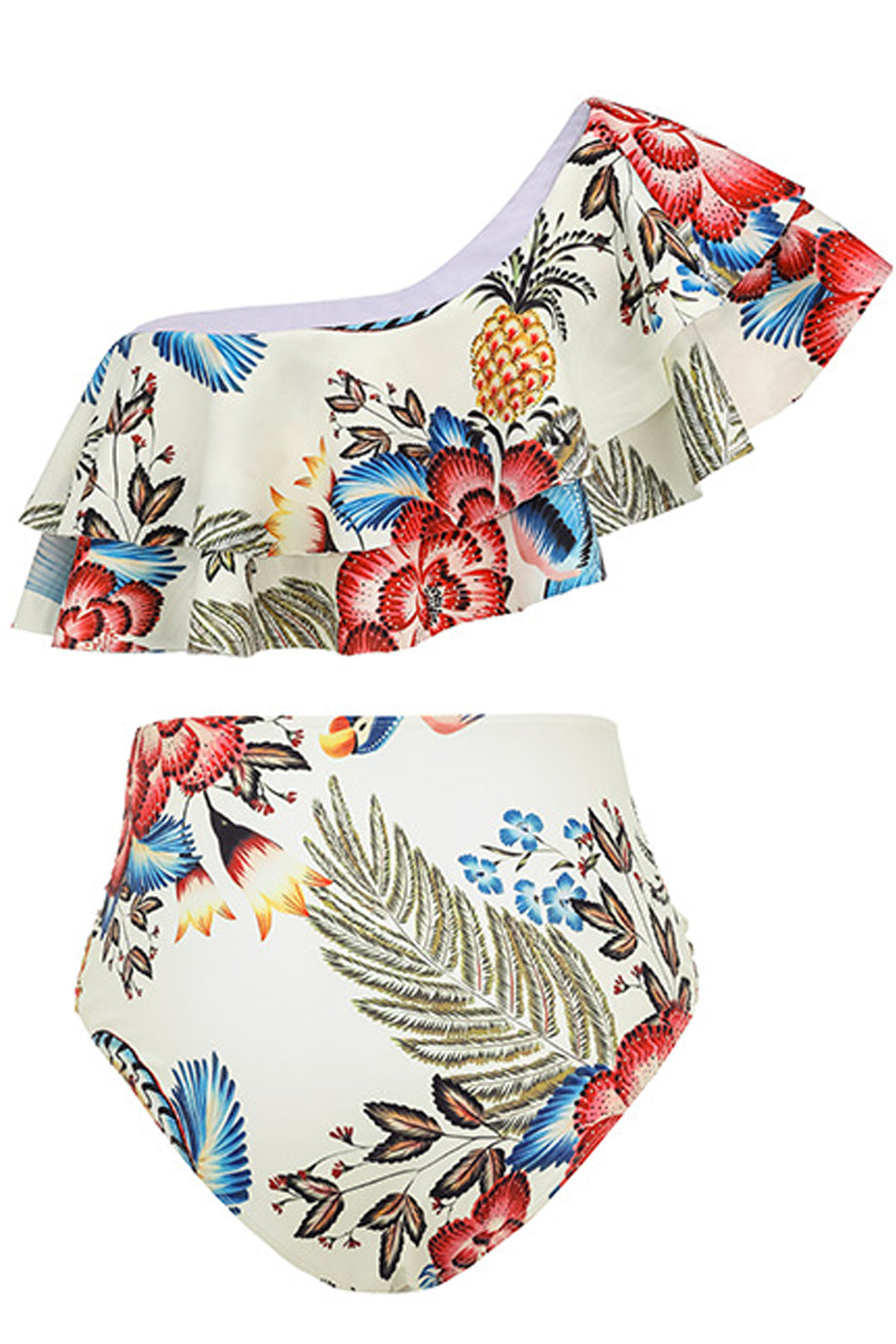 Renzo Printed Ruffle Bikini