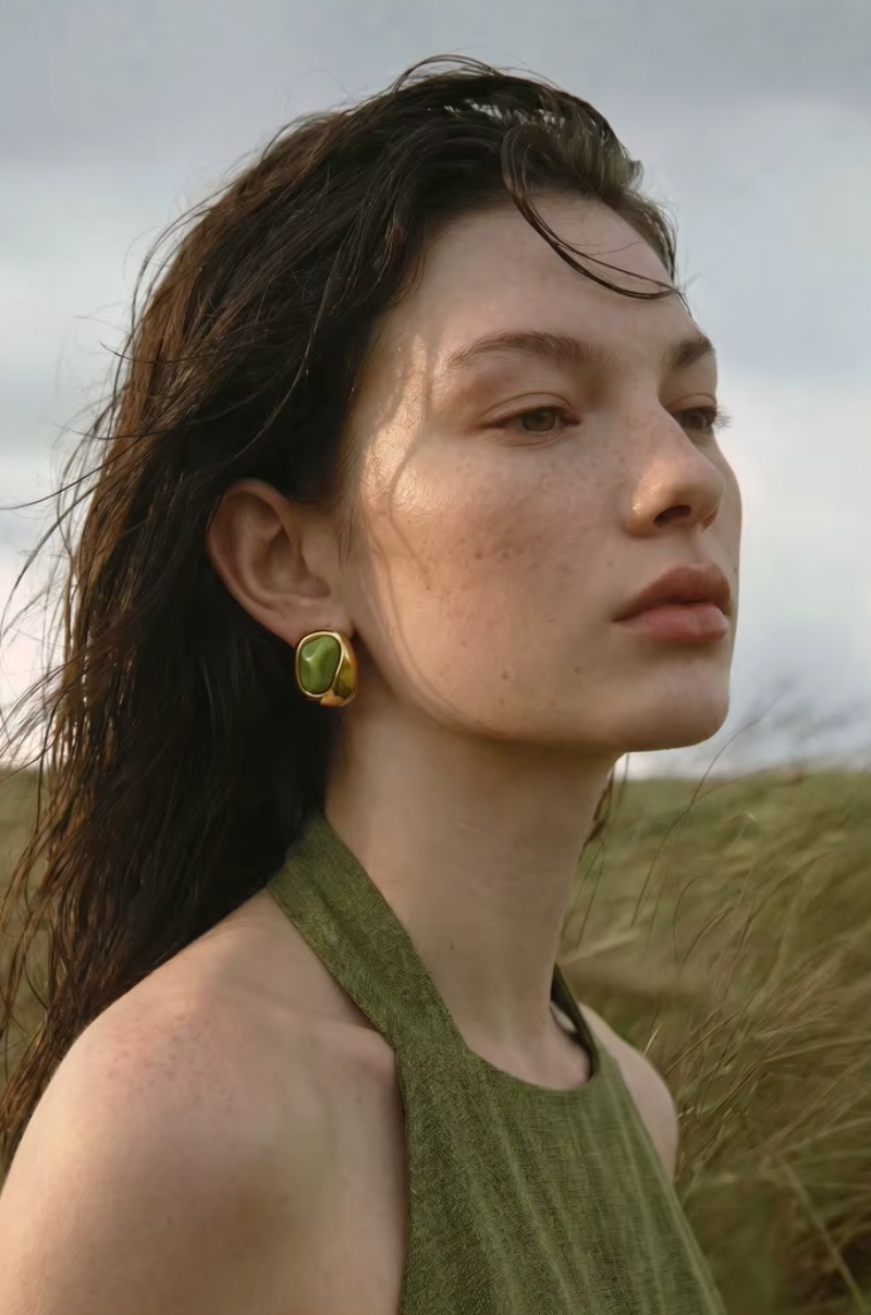 Aegira Gold Earrings