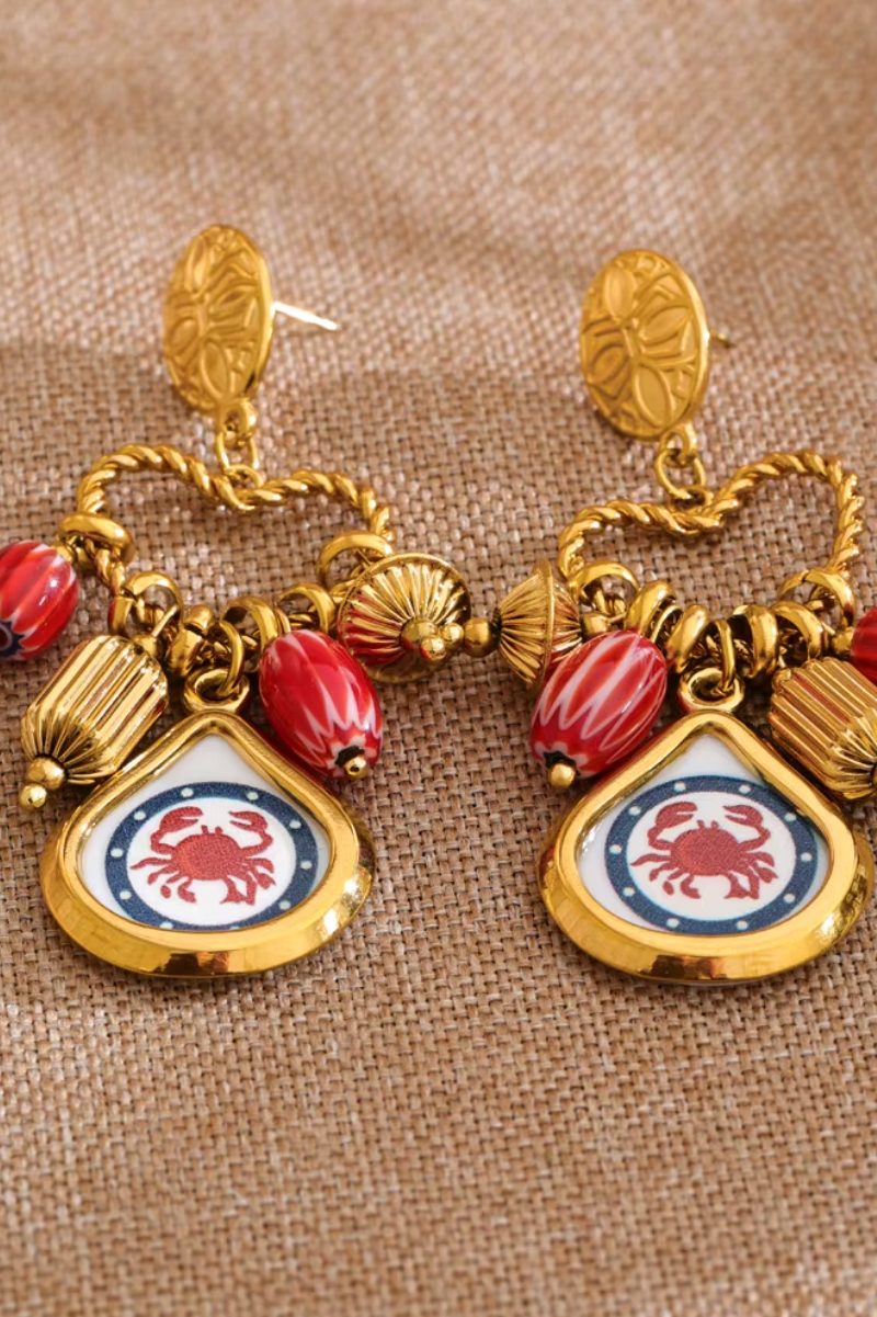Oralia Χρυσά Σκουλαρίκια | Σκουλαρίκια - Earrings | Oralia Gold Earrings