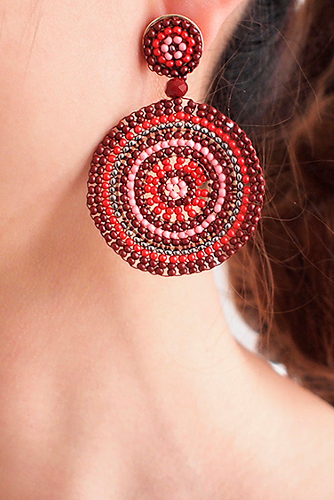 Scarlett Red Earrings