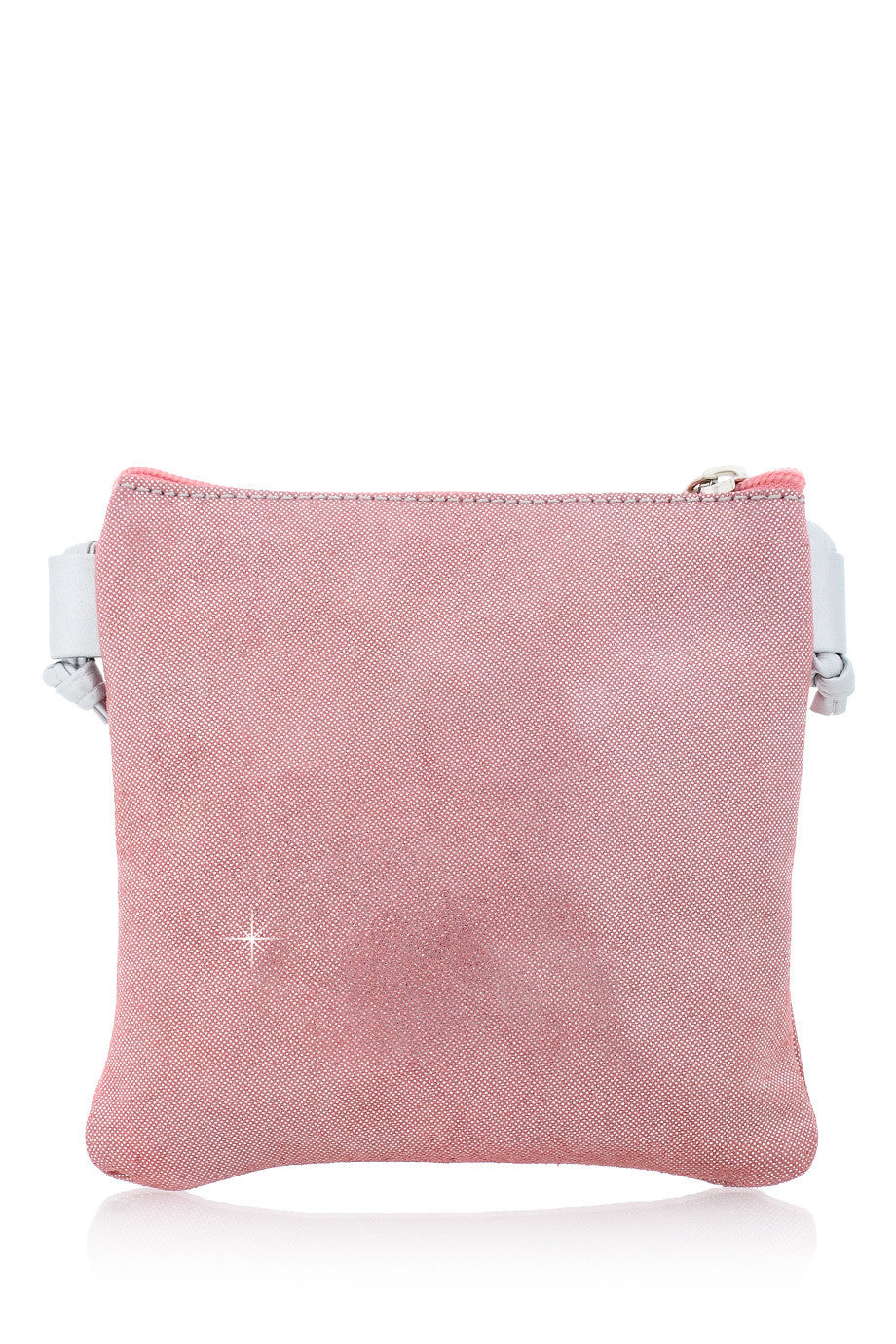 MINI MADELINE metallic roze portemonnee