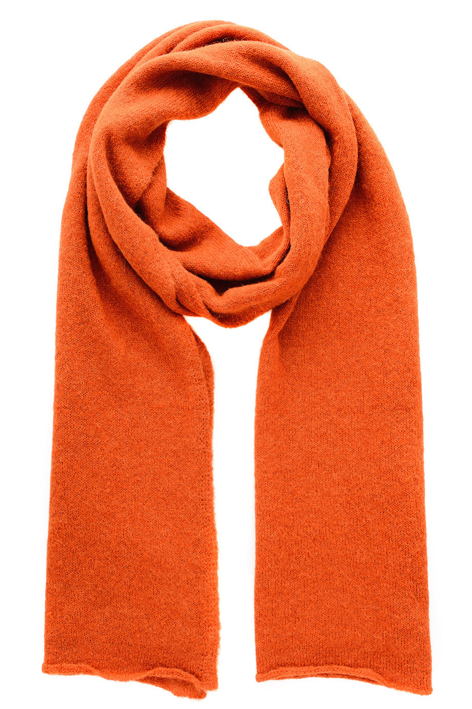 EVEREST oranje gebreide sjaal