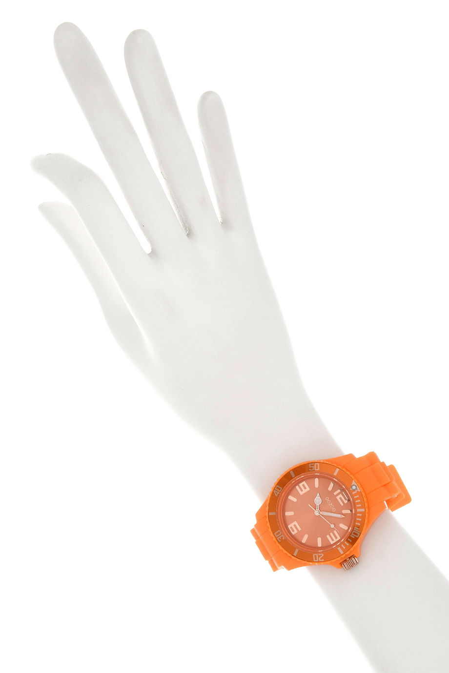 OOZOO FLUO oranje siliconen horloge