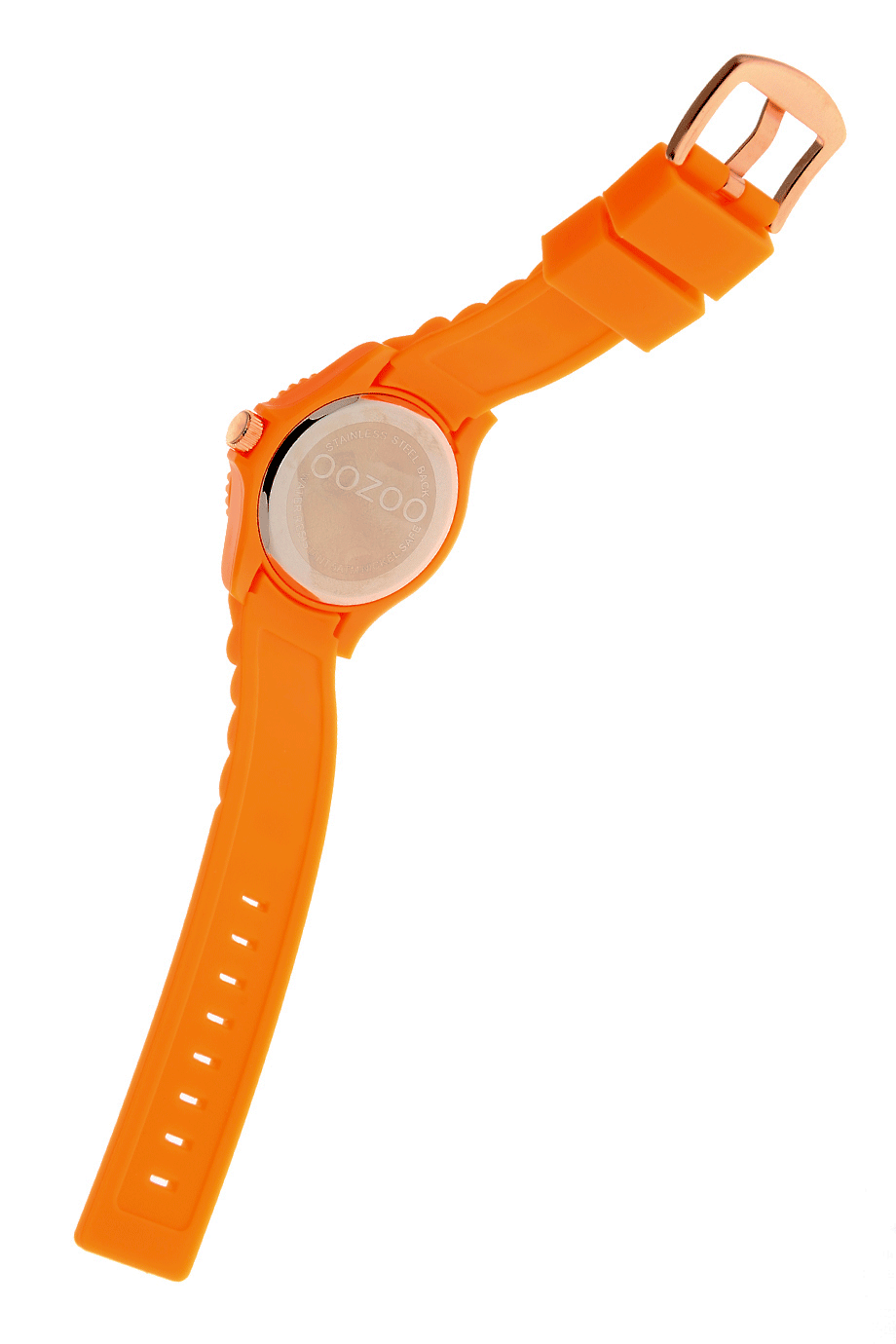 OOZOO FLUO oranje siliconen horloge
