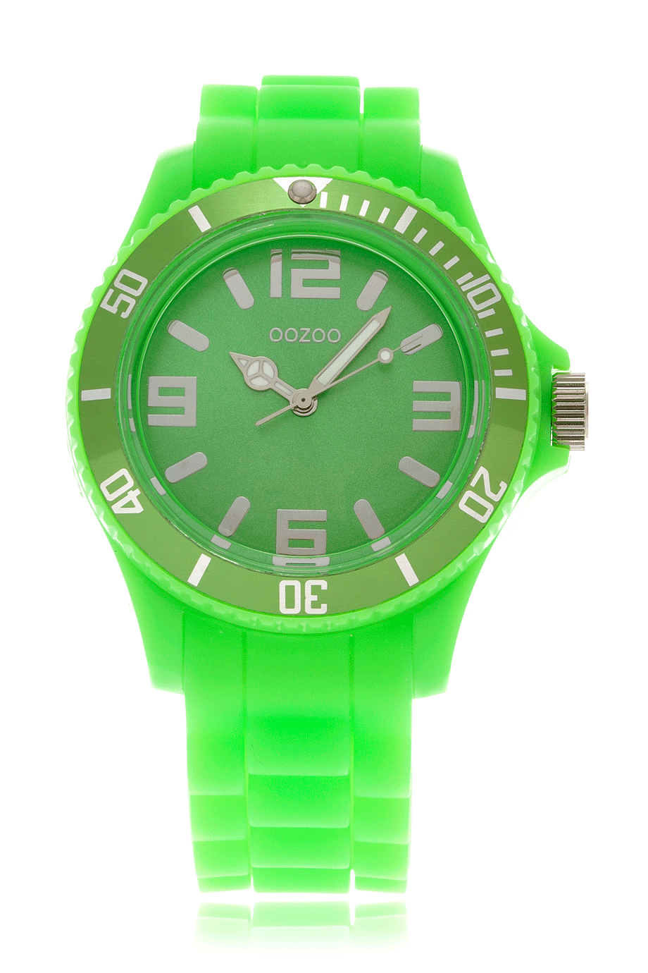 GROEN fosforescerend groen horloge