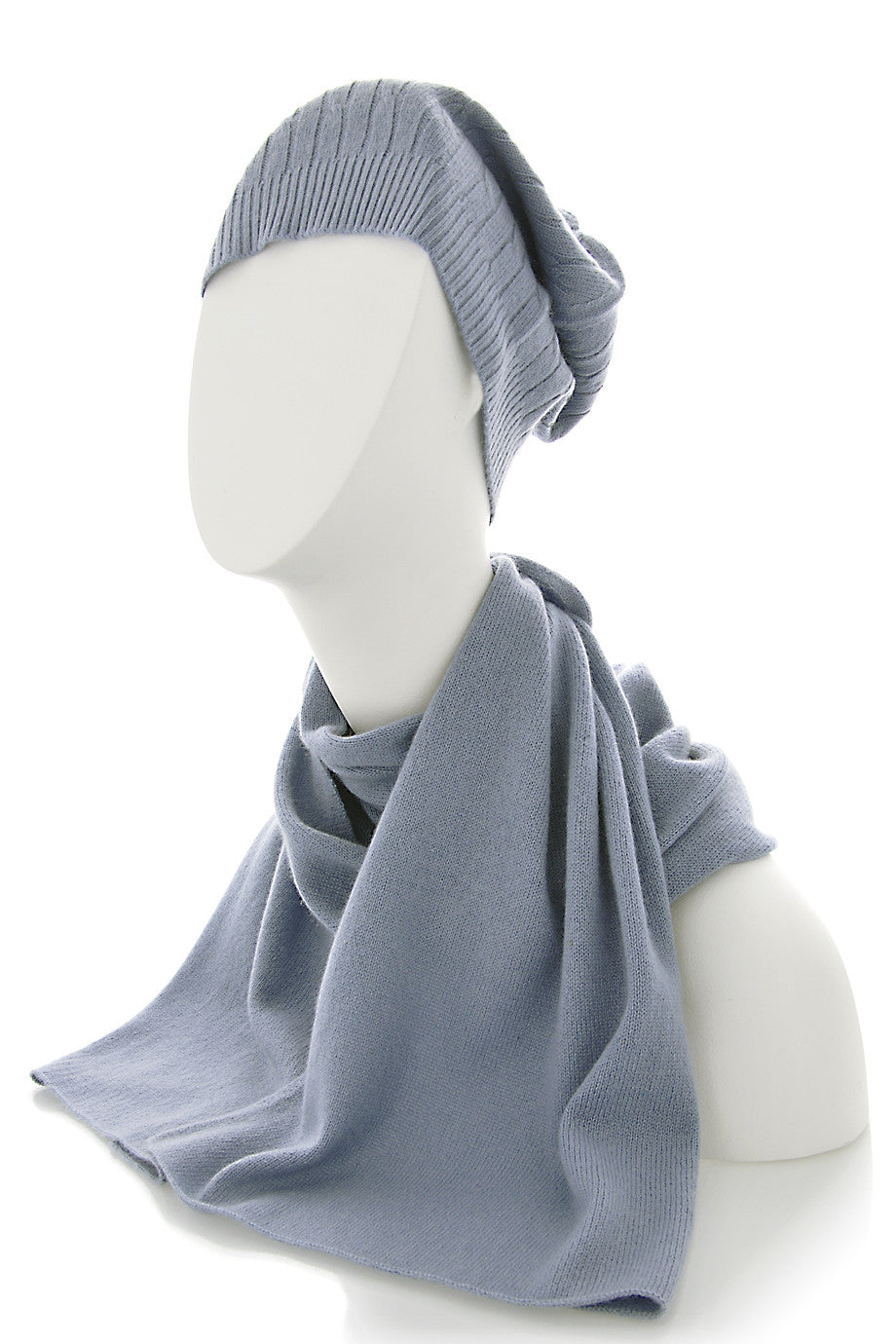 NEPAL grijs blauwe kasjmier sjaal