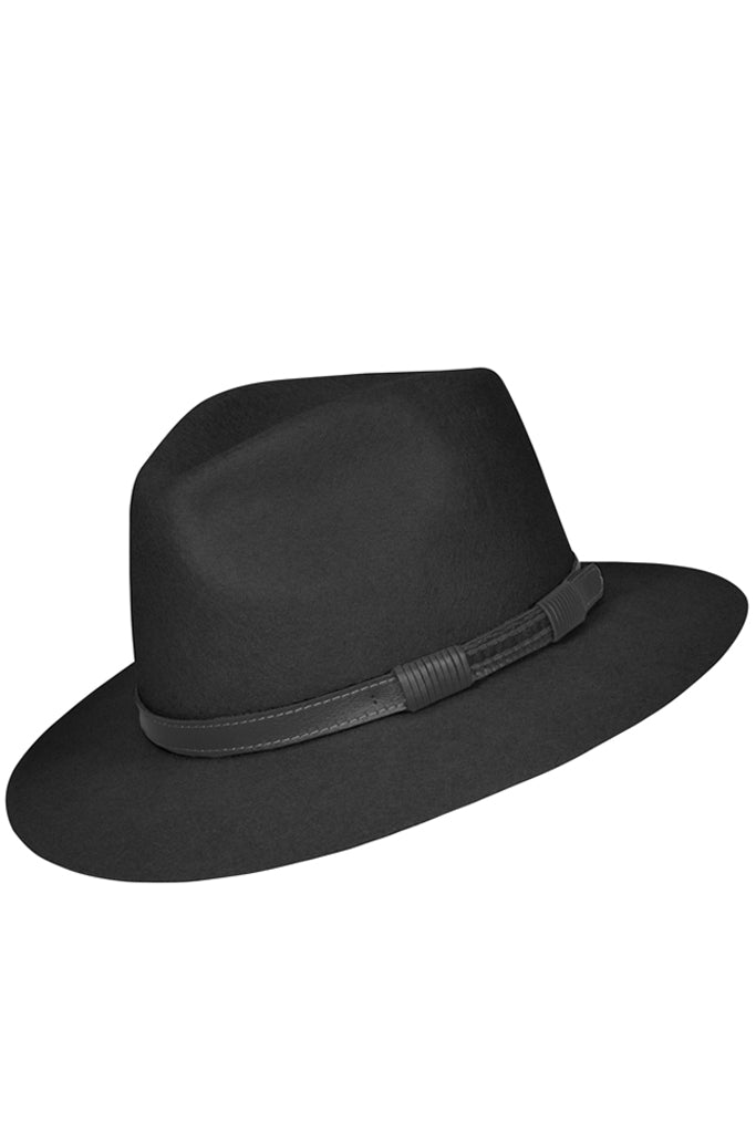 Honna Μαύρο Καπέλο Fedora | Γυναικεία Καπέλα - Χειμερινά Καπέλα- Cappelli