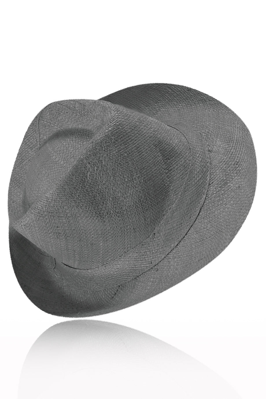 Soretty grijze handgemaakte Madagascar hoed
