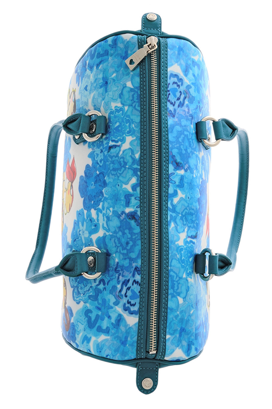 Florentina kofferbaktas met blauw patroon